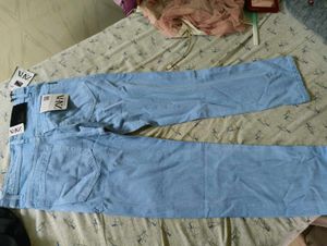 Zara Light Blue Denim Jeans