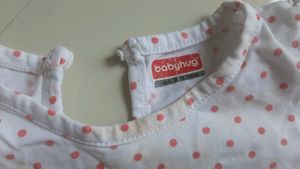 White Tshirt With Red Dots
