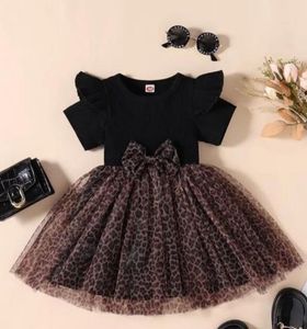 Cute Leopard Print Tutu Dress