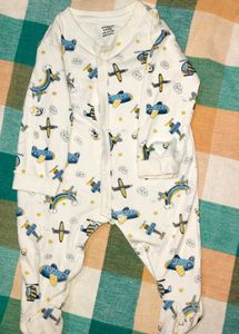 Adorable Airplane Print Baby Onesie (Romper)