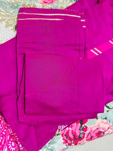 Pink Kurti Set - Size 38