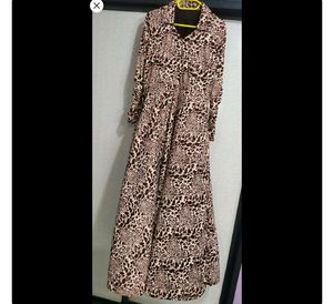 TIGER PRINT GOWN.