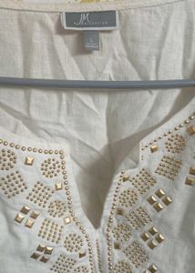 Women Sequins Short Kurti