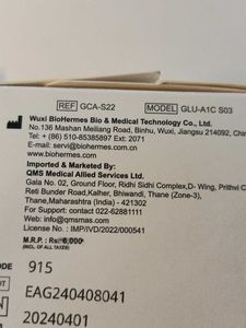 Glycohemoglobin HbA1c Test Kit