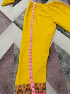 I Am Selling Mustard Yellow Kurta Set With Dupatta