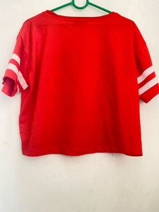 Red Los Angeles 92 Jersey Tee