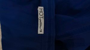 Stylish Blue Button-Down Top