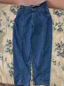 High-Waisted Denim Jeans NOT USED