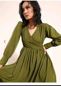 Olive Green Dress