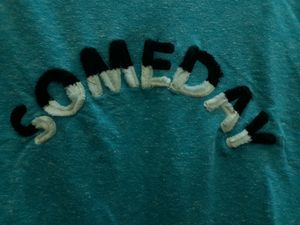 Blue Cropped T-shirt With Cap