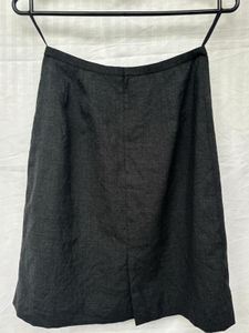 Gray A-Line Skirt
