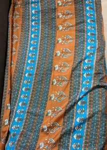 Daily Wear Blue Color synthetic Saree