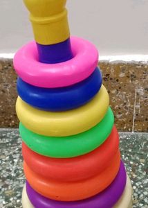 Baby 7 Ring Toy And Bottle Warmer