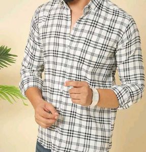 Men&#39;s Plaid Casual Shirt