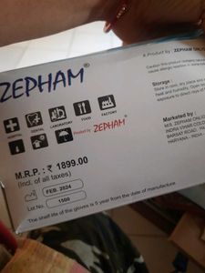 Zwpham Hand Gloves Non Powdered