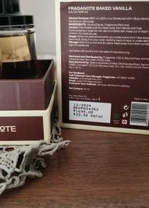 Fragano Baked Vanilla Perfume