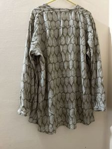 Stylish Patterned Tunic Top