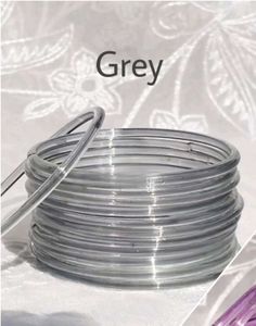 Transparent Glass Bangle Set