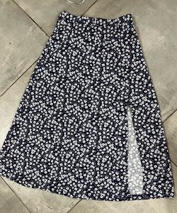 Floral Print Skirt