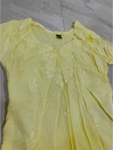 Long Chikankari Kurta