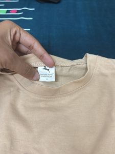 Beige Graphic Tee