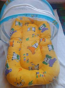 Baby bed with mosquito net