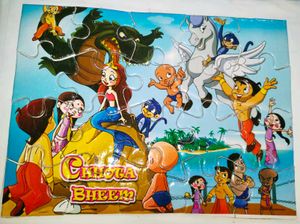 Chota Bheem &amp; Barbie Princess Puzzle Set 🧩