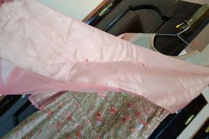 Pink Golden Ethnic Gown Wedding &amp; Festive Wear