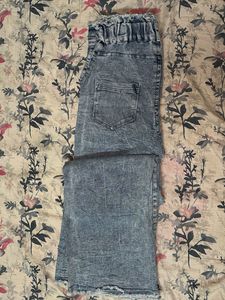 Wide Leg Denim Jeans