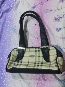 Checked Purse