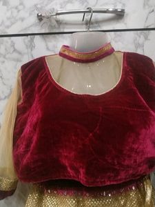 Crop Top With Skirt