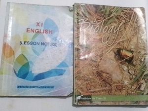 Plus One  English & Biology Textbooks
