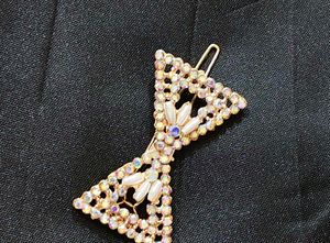 Sparkly Bow Hair Clip Combo