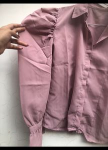 Shirt With Puff Sleeves