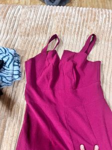 Burgundy Jumpsuit - Chic &amp; Stylish