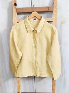 Yellow Button-Down Shirt size-42-44
