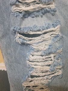 Ripped Light Wash Jeans