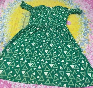 Frock Cutting Pure Cotton Kurti