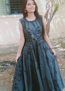 Price Drop ,Bottle Green Gown