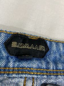 Distressed blue Denim Jeans