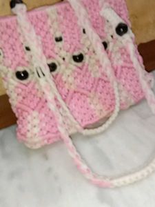 Elegant Crochet Handbag
