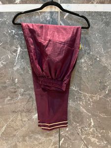 Maroon Kurta Set