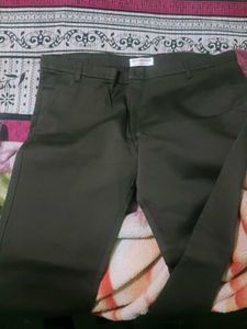 Men's Olive Straight Leg Pants