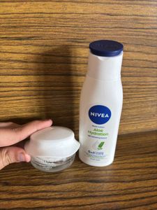 Nivea Body Lotion & Dot N Key Retinol Eye Cream