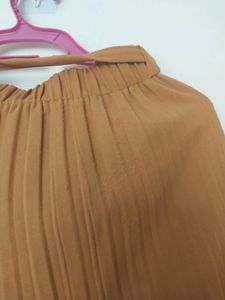 Insua Flared Khaki Palazzo
