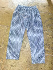 Blue Patterned Kurta Set