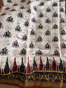 Elegant Warli Printed Saree