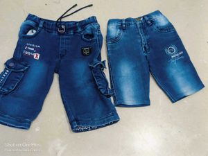 Two Blue Denim shorts