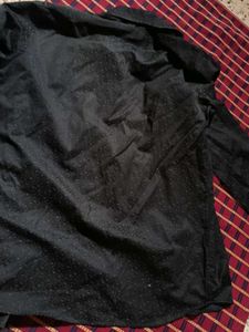 Solemio Black Button-Down Shirt
