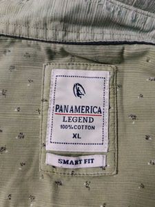 Green Patterned Casual Shirt